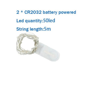 2M 5M 10M LED Fairy String Wire WaterproofHoliday Christmas Decoration