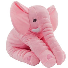 Load image into Gallery viewer, 40cm/60cm Height Large Plush Elephant Doll Toy Kids Sleeping Back Cushion Cute Stuffed Elephant Baby Accompany Doll Xmas Gift