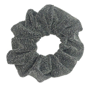 Glitter Metalic hair scrunchies Elastic Ponytail Holder for Women & Girl Fashion satin chiffon Tie Accessoires velvet headwear