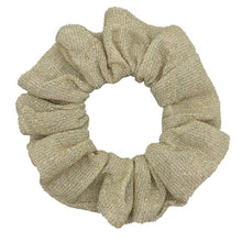 Load image into Gallery viewer, Glitter Metalic hair scrunchies Elastic Ponytail Holder for Women &amp; Girl Fashion satin chiffon Tie Accessoires velvet headwear