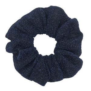 Glitter Metalic hair scrunchies Elastic Ponytail Holder for Women & Girl Fashion satin chiffon Tie Accessoires velvet headwear