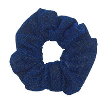 Load image into Gallery viewer, Glitter Metalic hair scrunchies Elastic Ponytail Holder for Women &amp; Girl Fashion satin chiffon Tie Accessoires velvet headwear