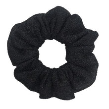 Load image into Gallery viewer, Glitter Metalic hair scrunchies Elastic Ponytail Holder for Women &amp; Girl Fashion satin chiffon Tie Accessoires velvet headwear