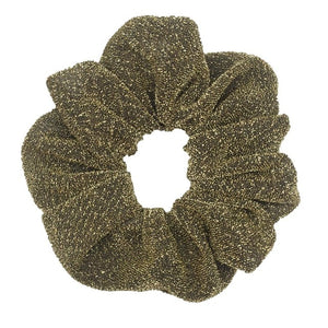 Glitter Metalic hair scrunchies Elastic Ponytail Holder for Women & Girl Fashion satin chiffon Tie Accessoires velvet headwear